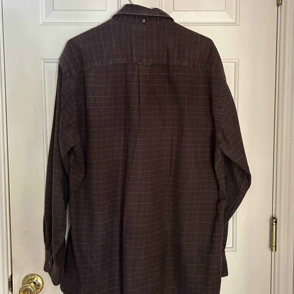 Nordstrom Men’s 100% Imported cotton Flannel Shirt XL Tall - Picture 12 of 12